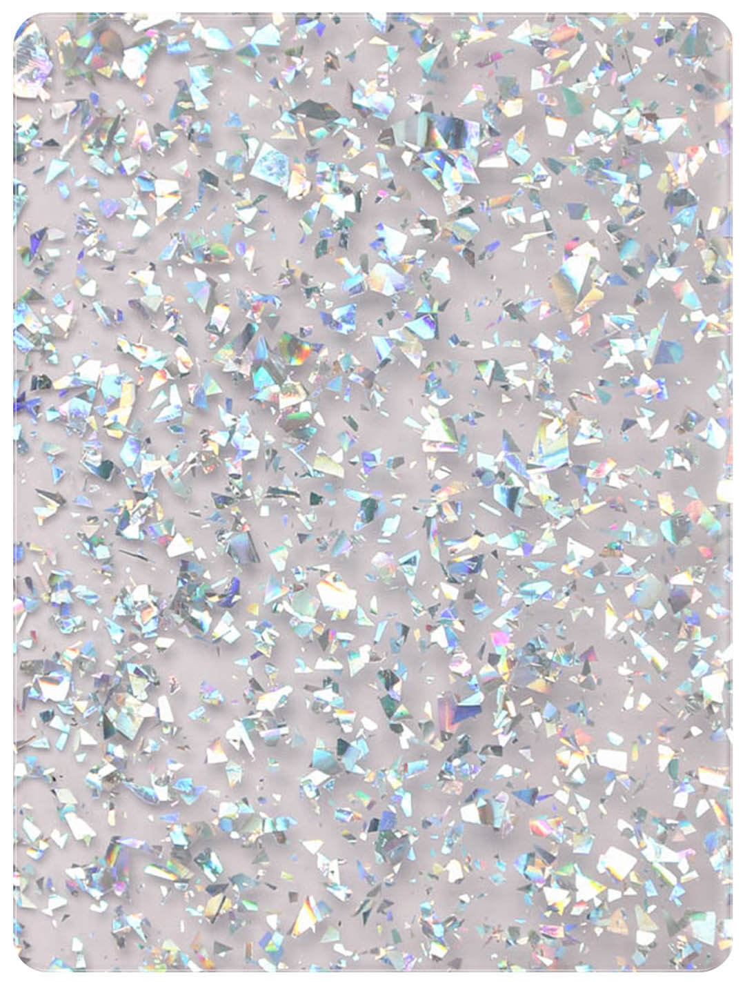 silver Holographic glitter acrylic sheets for laser cutting