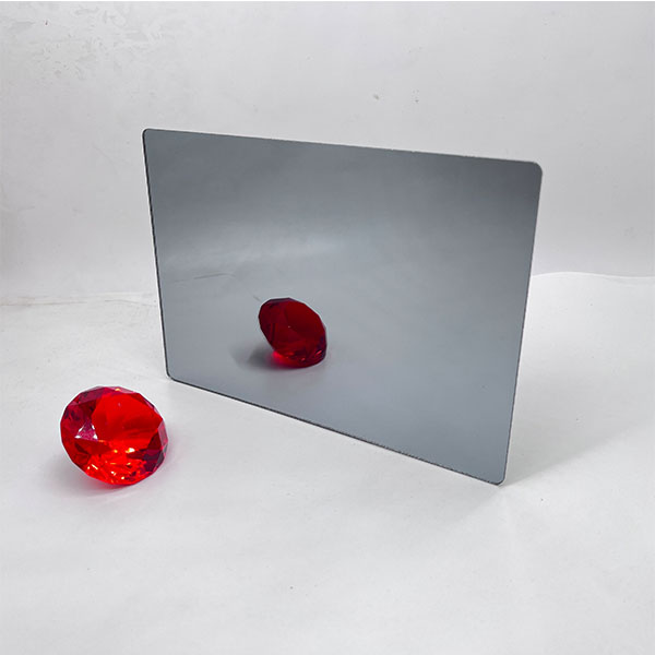 Red Mirror Sheet Plexiglass Pack Of 2-8.5 X 11 Inches Corner