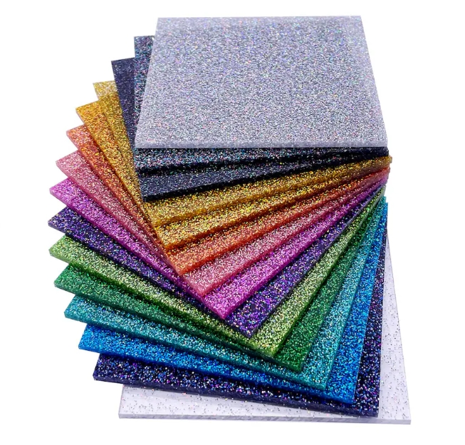 glitter acrylic sheet