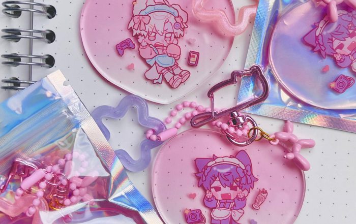 keychains made of acrylic