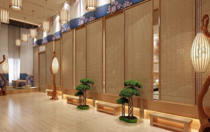 Acrylic Woven Bamboo Panels (Imitating Rattan)