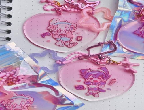 Special Pattern Acrylic Application in Anime Products