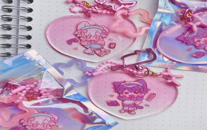 keychains made of acrylic